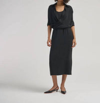 Lafayette 148 - Long Sleeve Convertible Maxi Dress