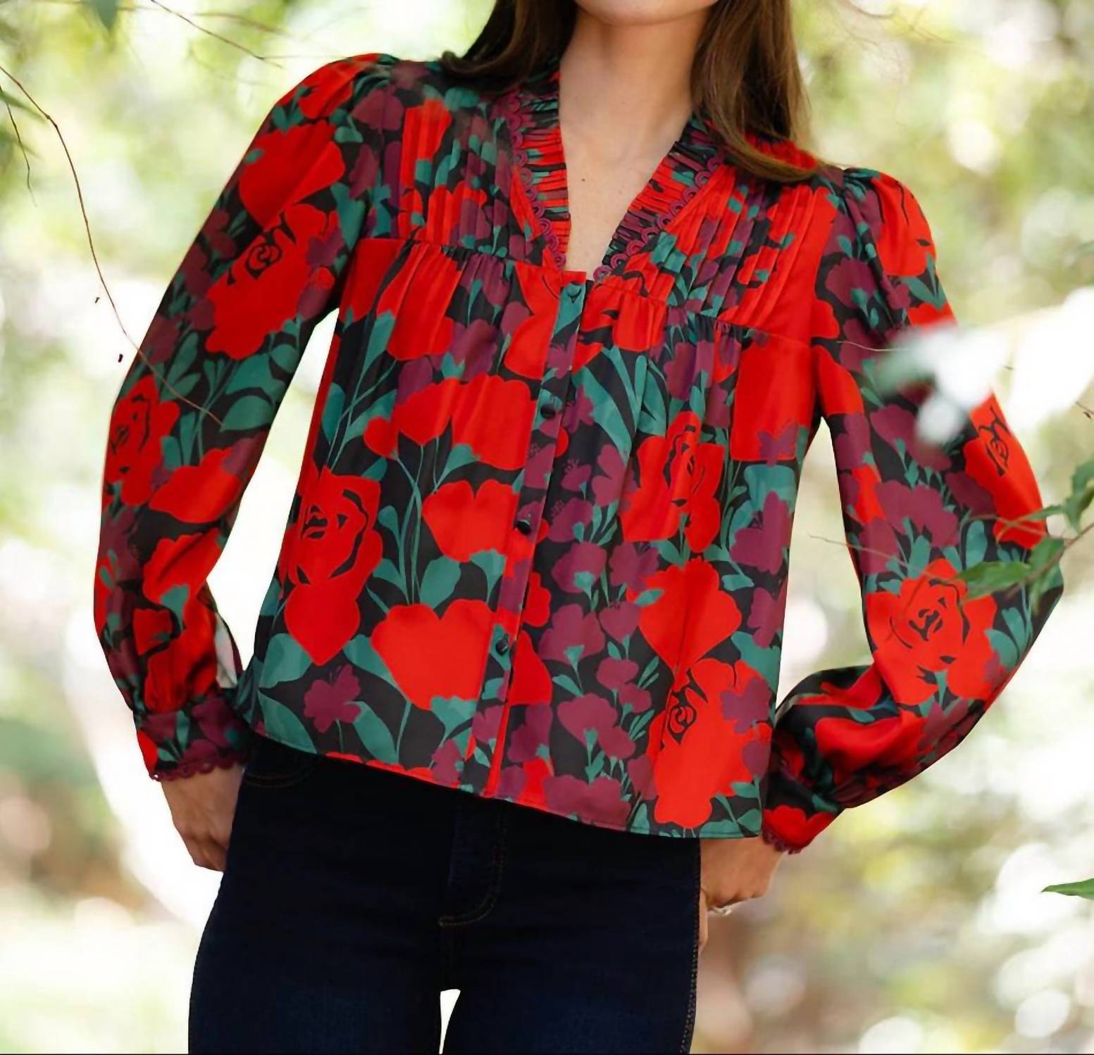 Alden Adair - Oliver Puff Sleeve Blouse