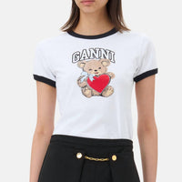 Ganni - Basic Jersey Bear Top