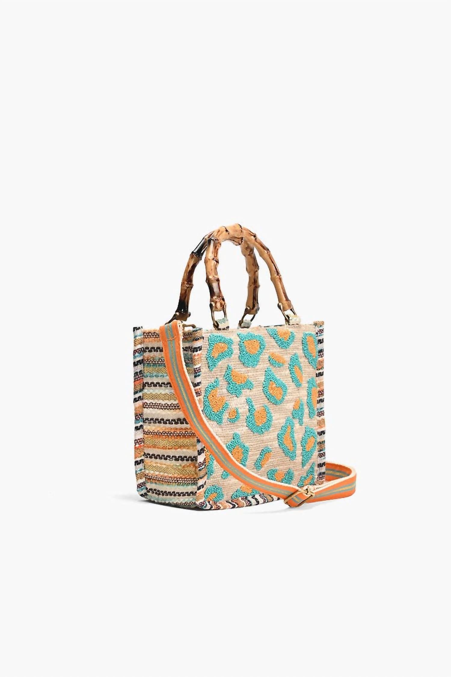 America & Beyond - Women's Wild Leopard Handheld Tote