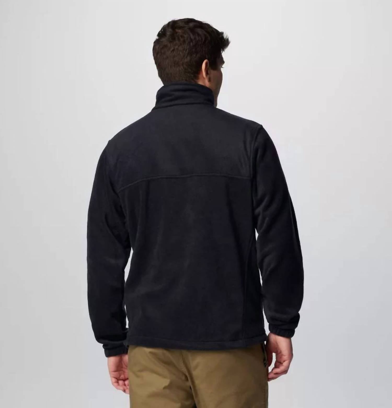 Columbia Steens Mountain Full Zip 2.0 Top in black - men's jacket - detail view