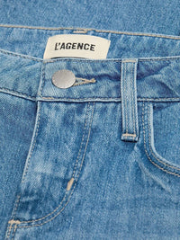 L'Agence - Sneeki Low Rise Sneaker Straight Jeans