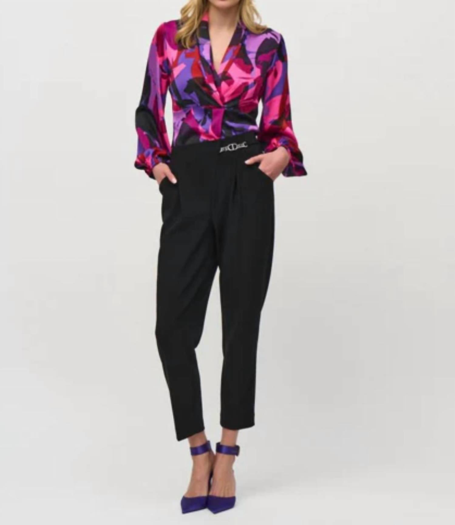 Joseph Ribkoff - Multi silk long sleeve