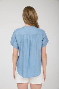 Blu Pepper - Seabreeze Stripe Henley Top