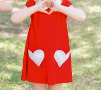 The Proper Peony - A-line Dress With Heart Pockets
