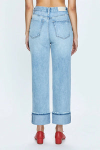 Pistola - Cassie Cuffed Crop Super High Rise Straight Jeans