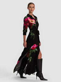 Alice + Olivia - Chassidy Maxi Shirt Dress