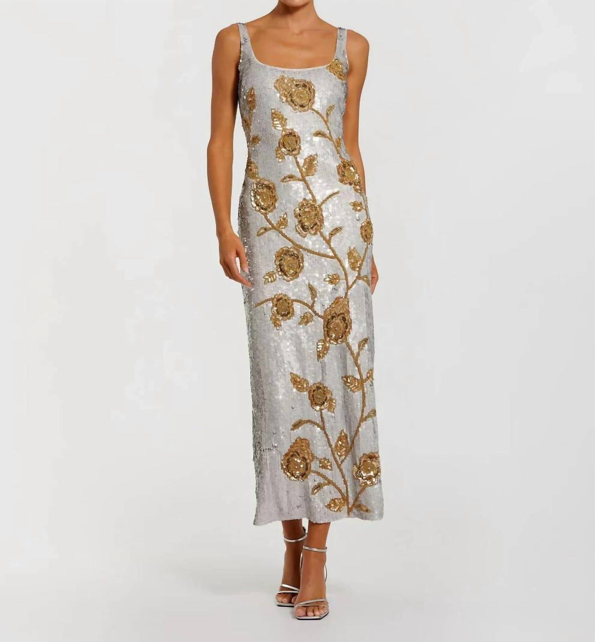 Mac Duggal - Floral Midi Dress
