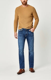 mavi Men's Josh Bootcut Jean in mid brushed organic move - men's jeans