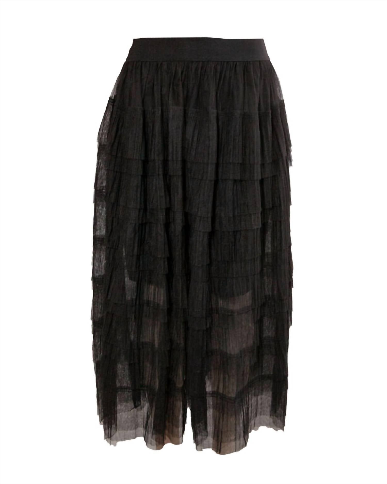 Elliott Lauren - Women's Tulle Midi Skirt