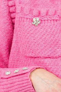 Ivy Jane - Long Sleeve Pearl Edge Pocket Cardigan