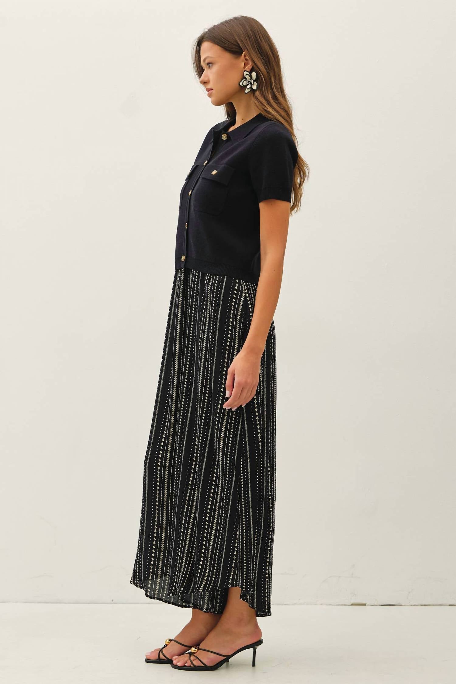 Be Cool - Short Sleeve Button Down Cardigan