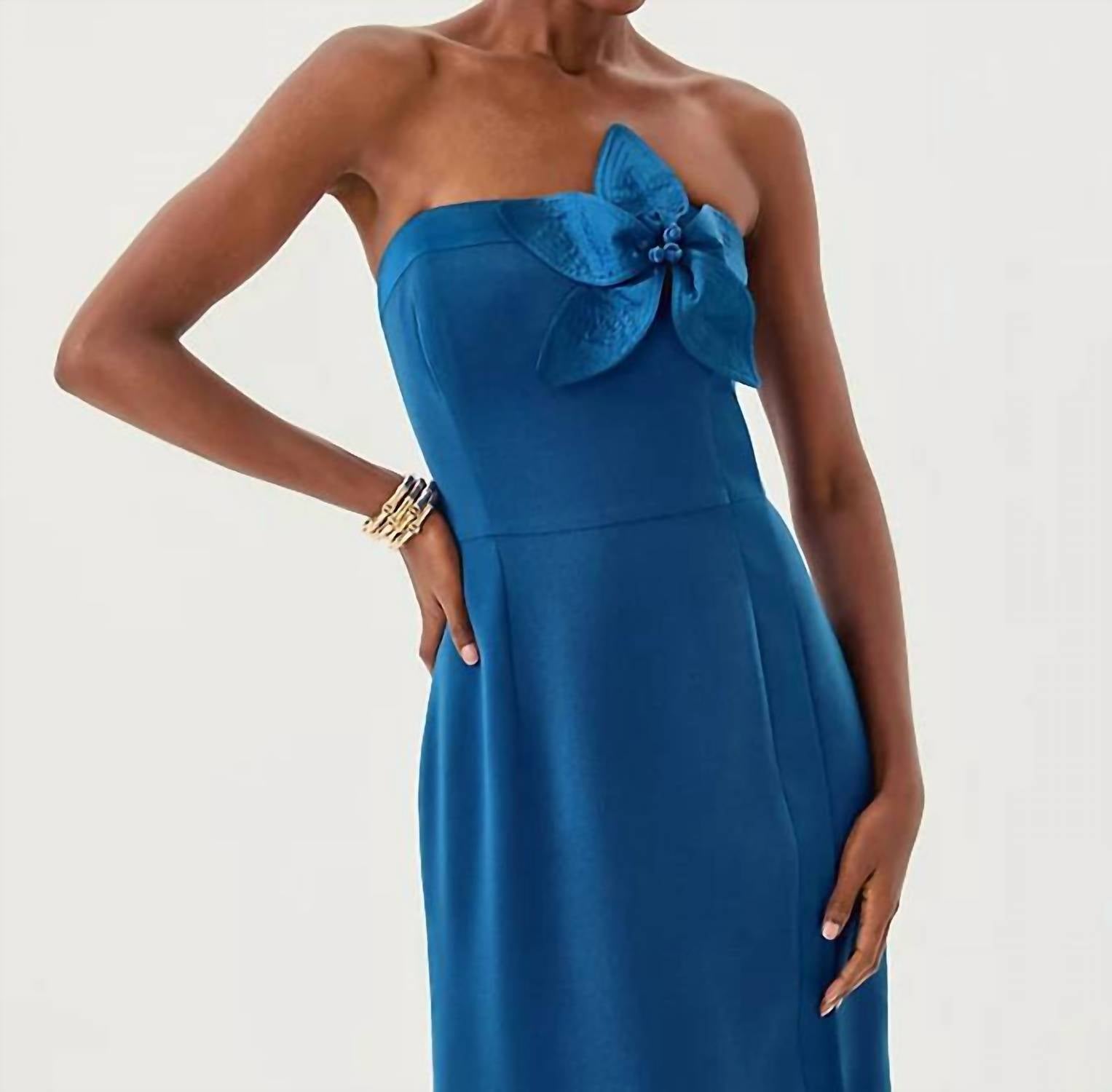 Lilly Pulitzer Anasophia Maxi Dress in starlight navy - women's dress - view 4
