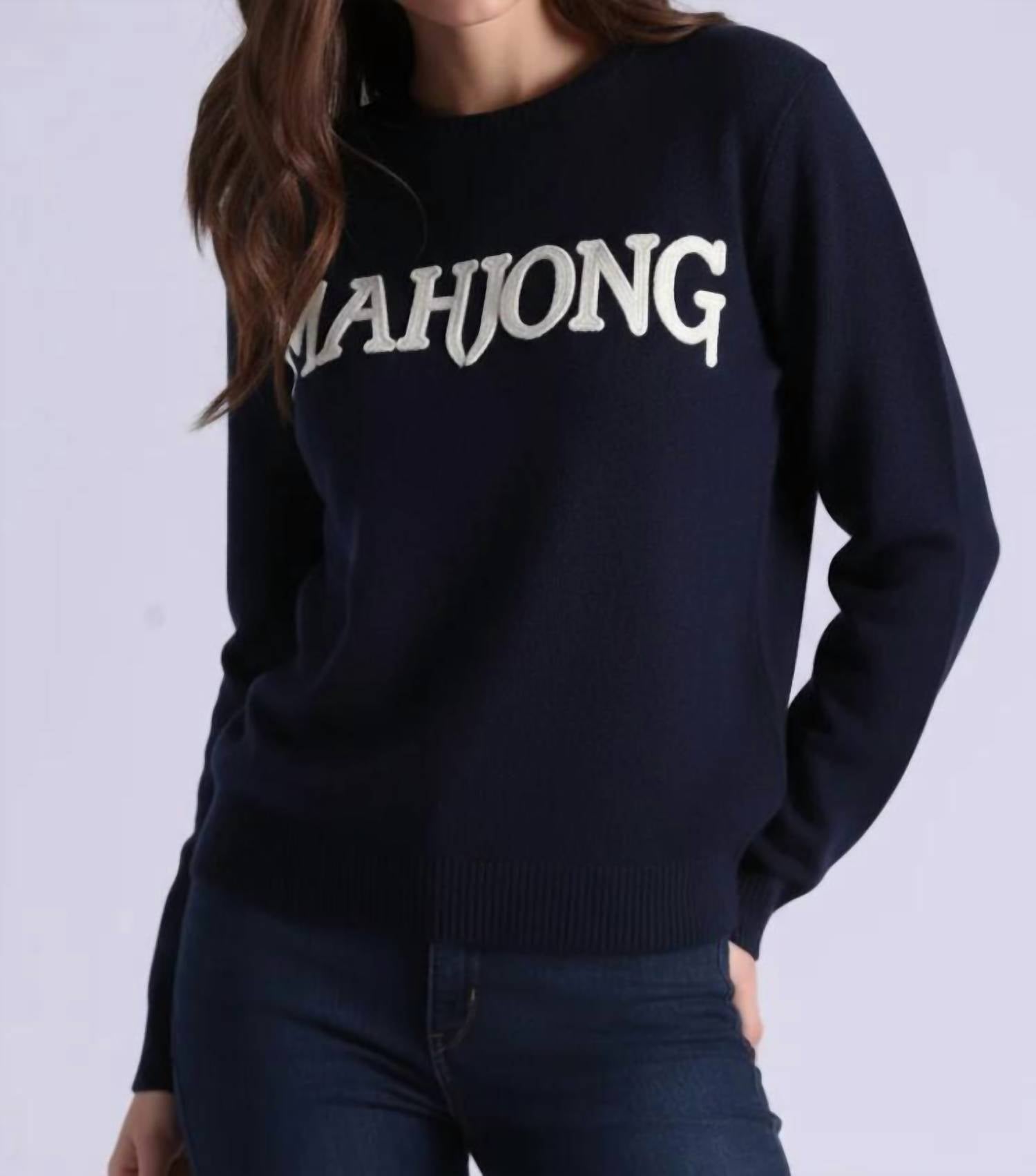 Minnie Rose - Mahjong Embroidered Sweater