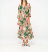 Oneseason - Faro Long Poppy Dress