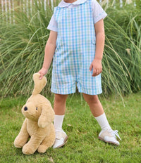 Little English - Kids Button Tab John John Set