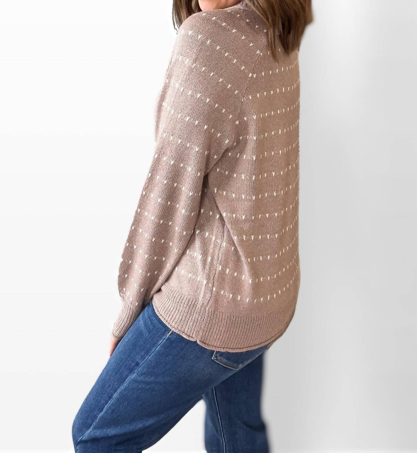 Staccato - Textured Stripe Sweater