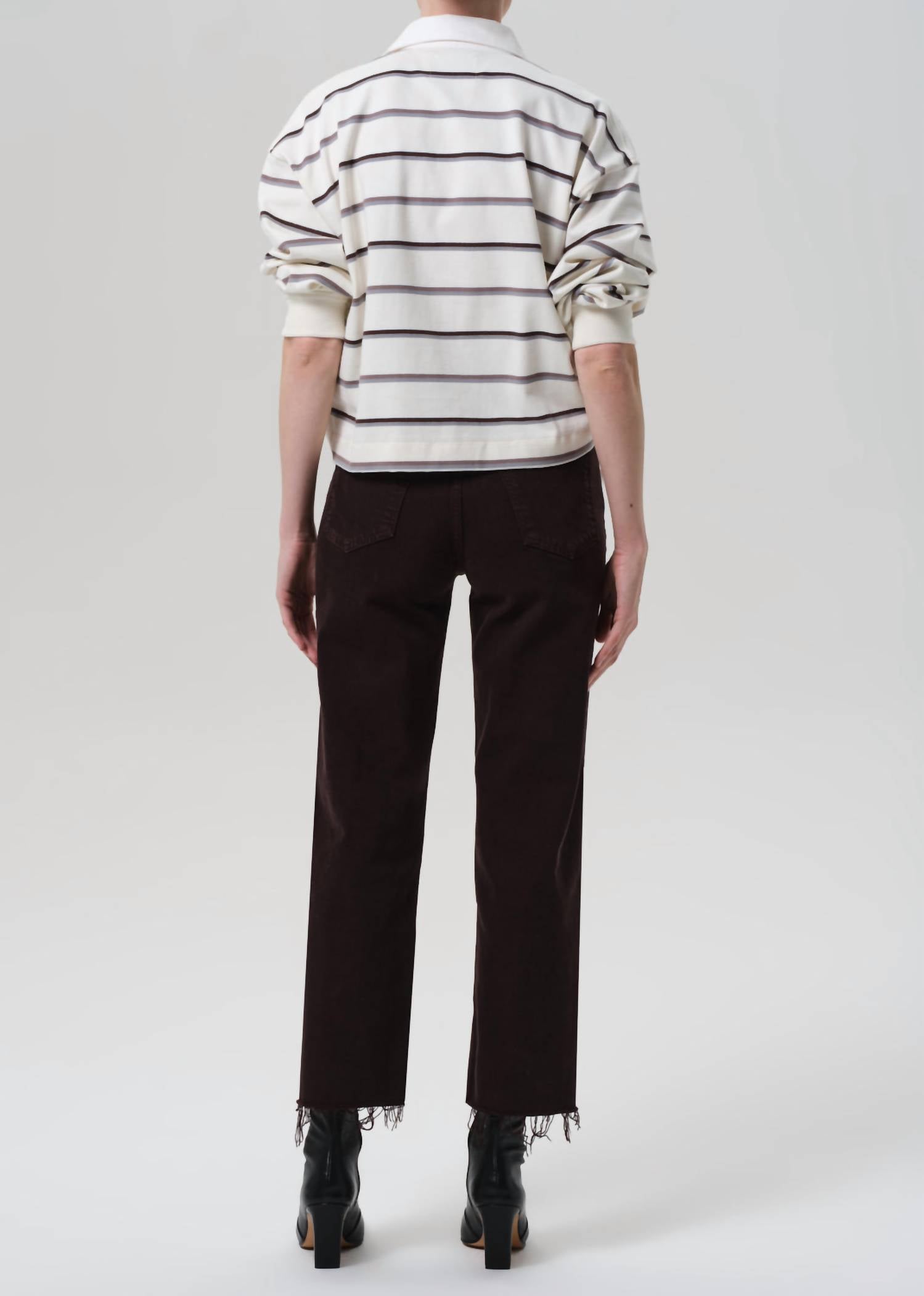 Citizens Of Humanity - Palma Straight Leg Raw Hem Jeans