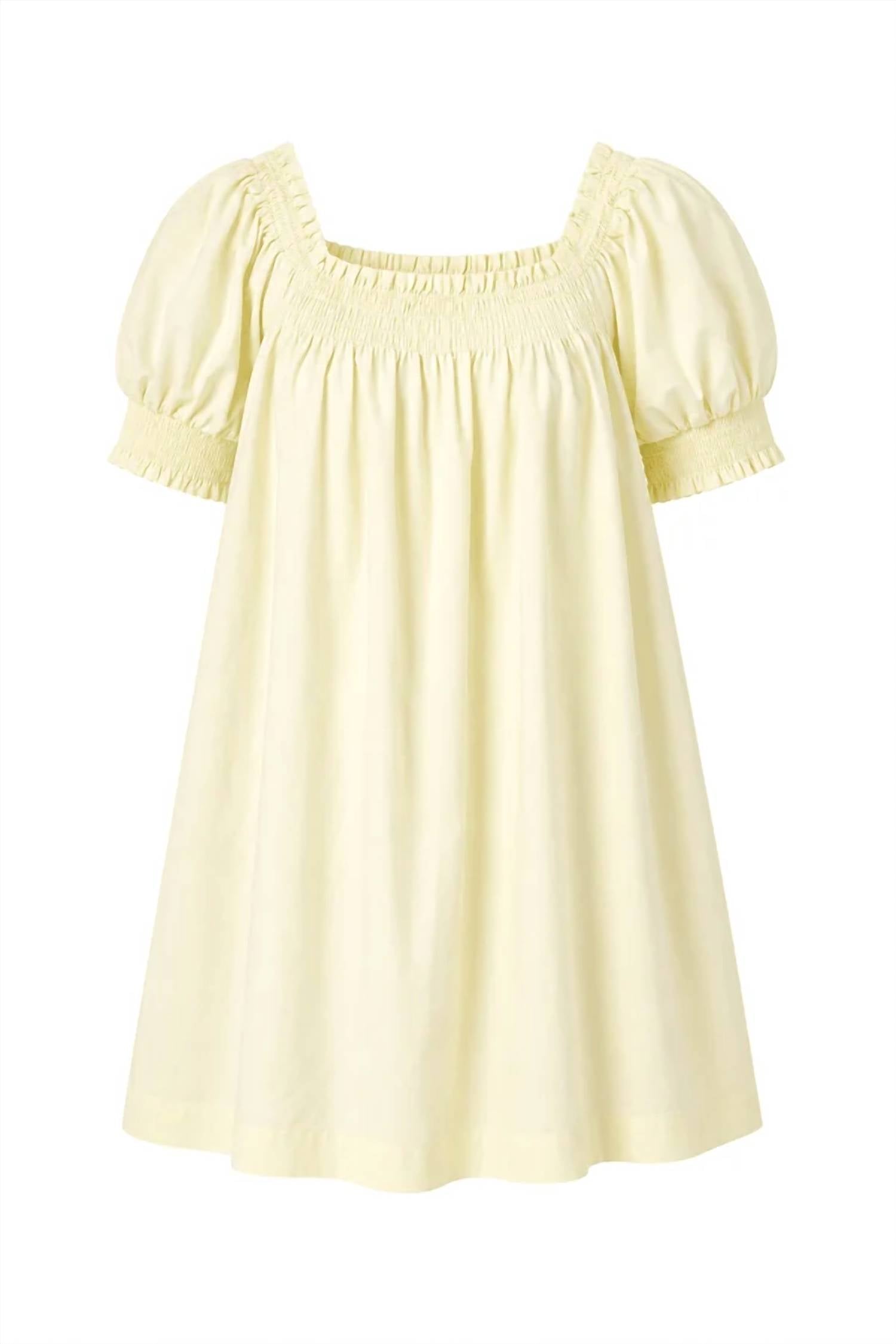 Olivaceous - Sophie Smocked Dress