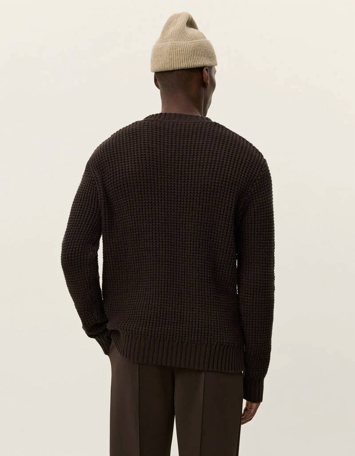 Les Deux - Alvin Waffle Crewneck Knit Sweater