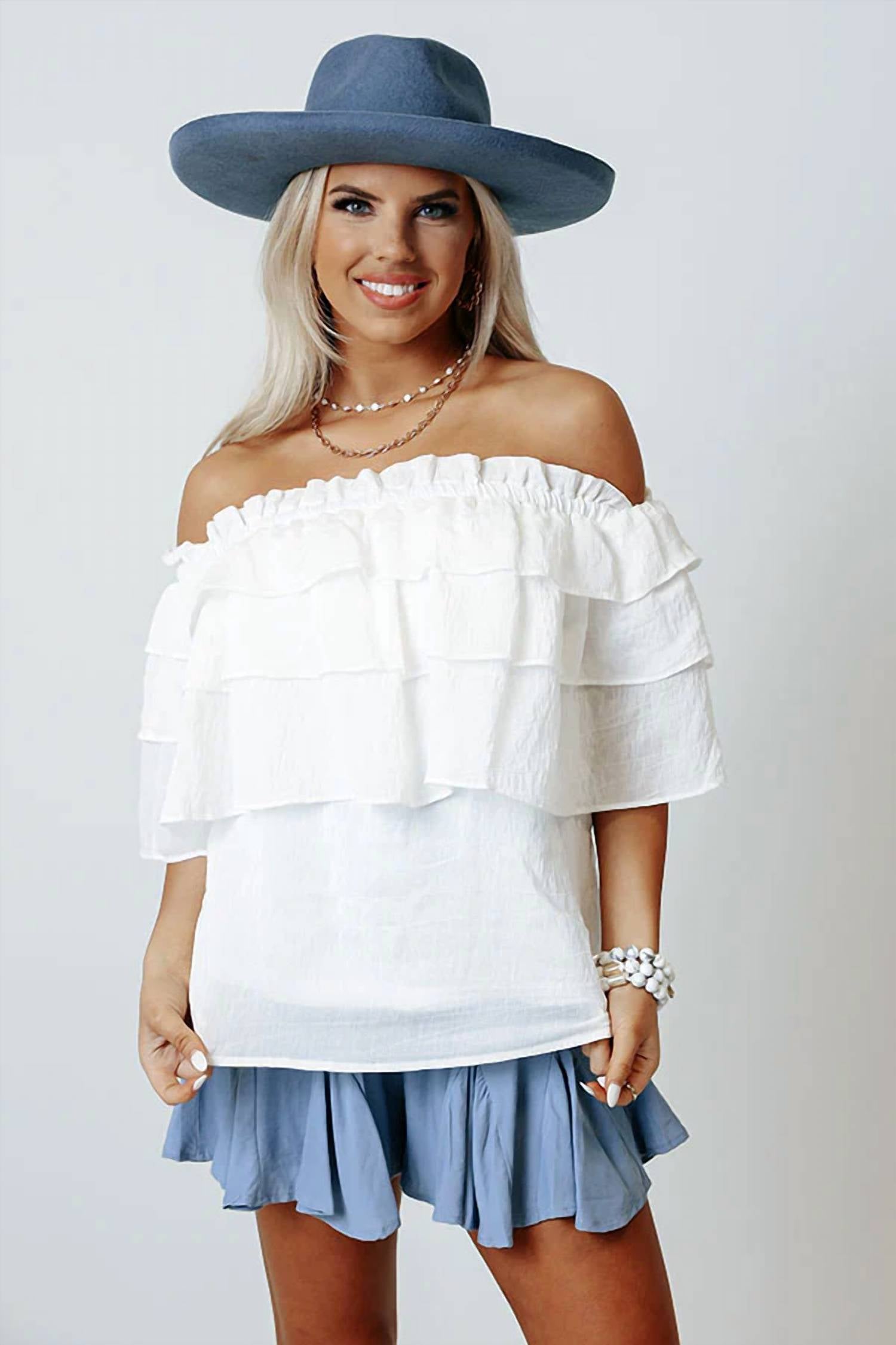 Entro - Hamptons Summer Ruffle Top