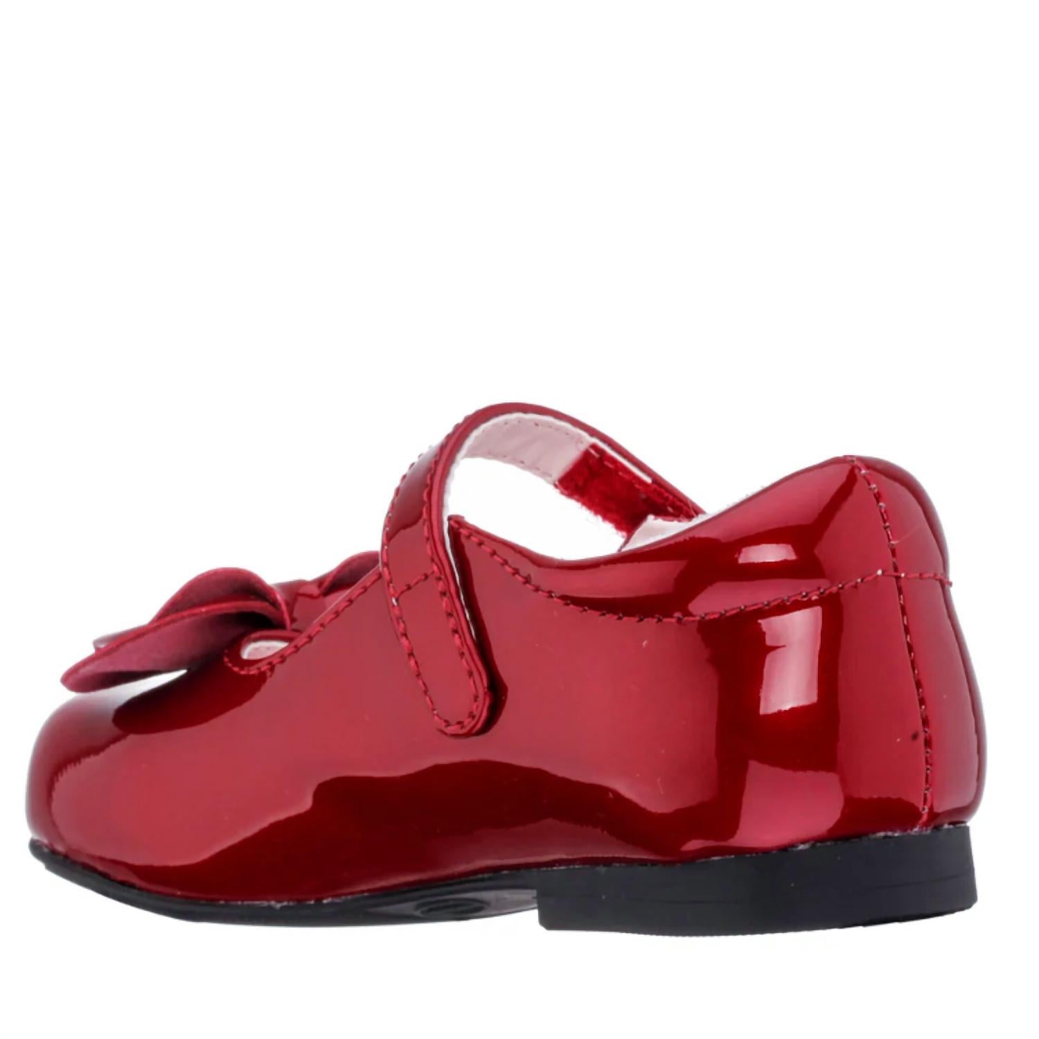 Nina Girls Krista Dress Shoes in red patent - kids' shoe - detail view
