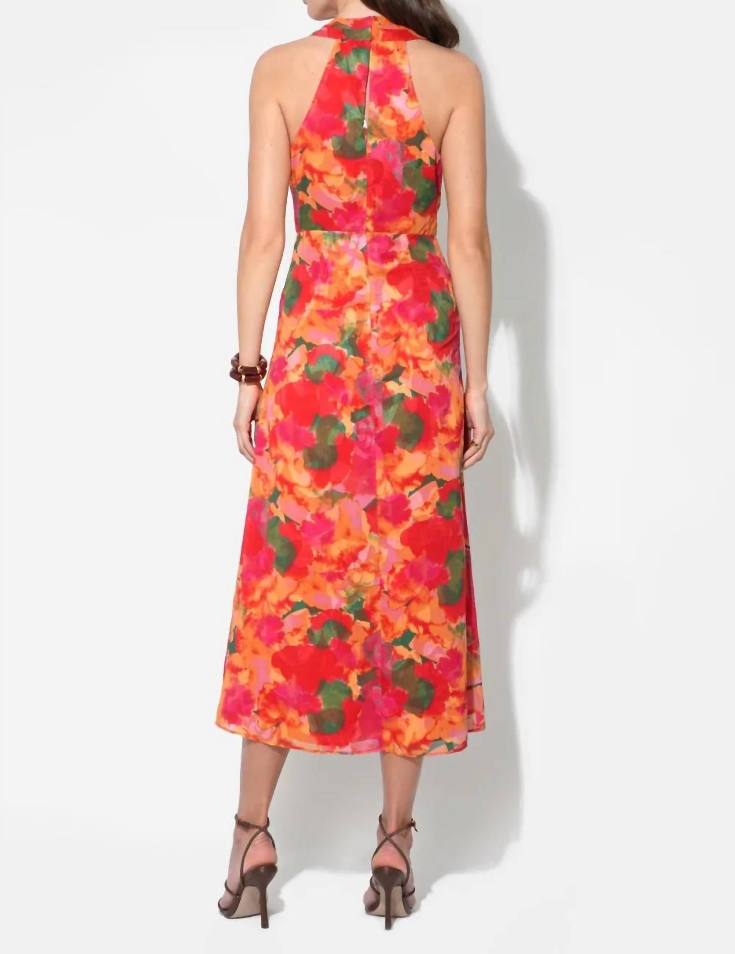 Adelyn Rae - Hatrina Halter Midi Dress