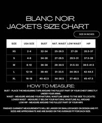 Blanc Noir - Cleo Cropped Moto Jacket