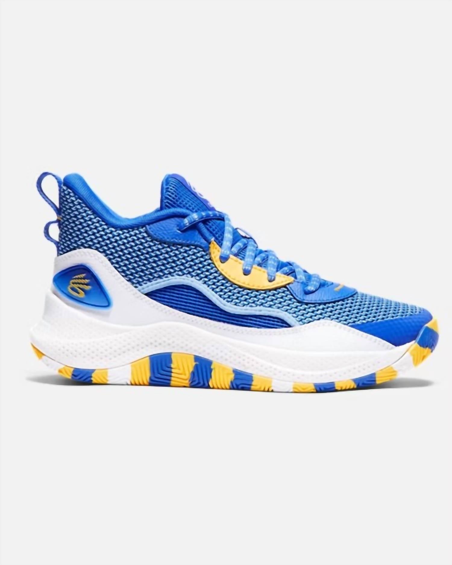 UNDER ARMOUR Men's Curry 3z 24 Shoes in royal white taxi - men's sneaker