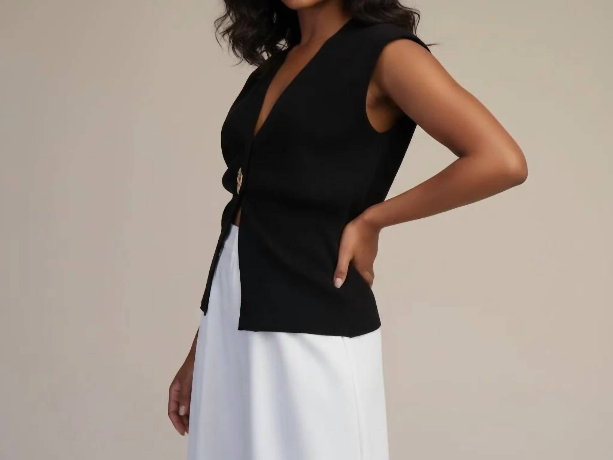 Glam - Avery V-Neck Vest