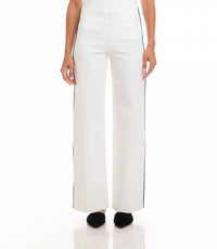 Karen Kane - Contrast Piped Wide-leg Pants