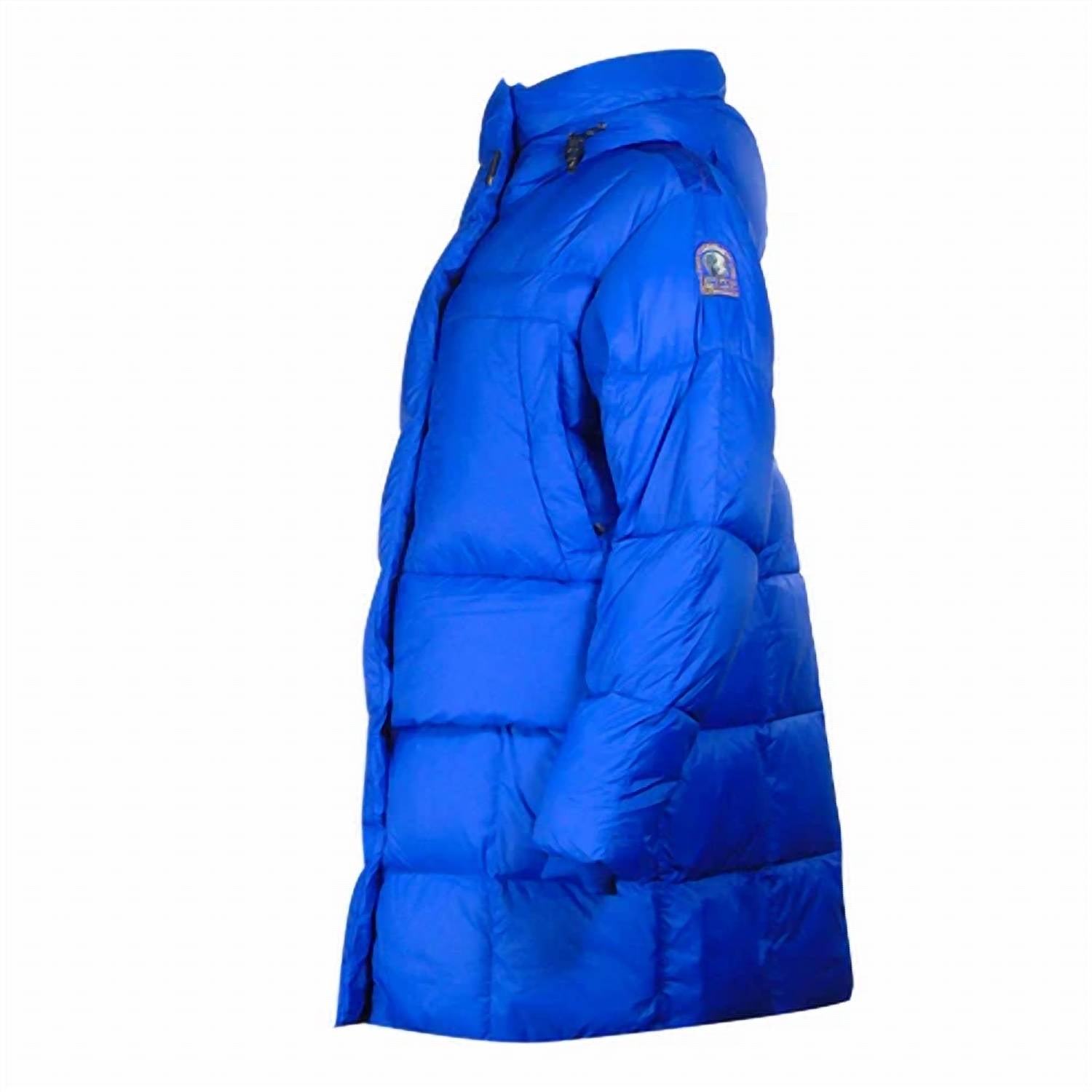 PARAJUMPERS Women's Bold Parka Jacket in blue 1 - women's jacket - alternate view