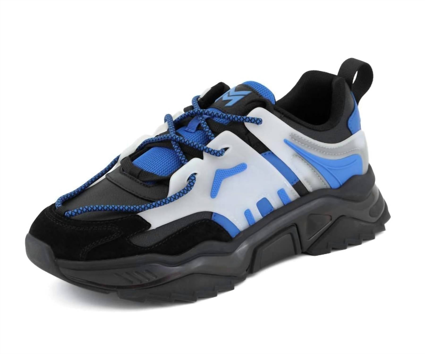 Mazino Men's Arctic Sneakers in royal black - men's sneaker