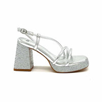 Exe - Women's Metallic Platform Heel