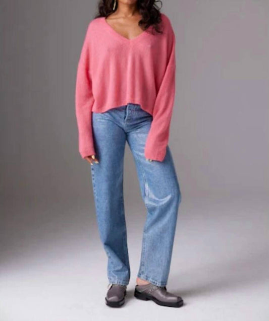 Colorush - Amara Mojave Deep V-neck Sweater