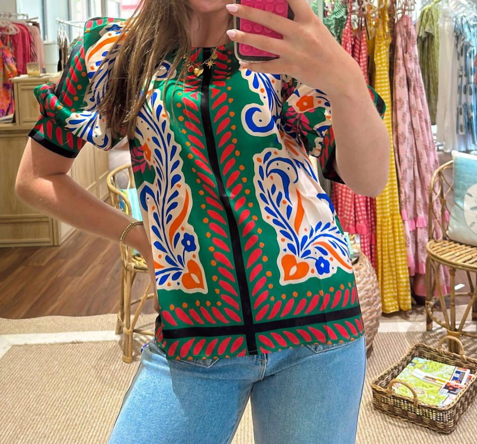 Jade Melody Tam - Short Sleeve Top