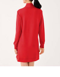 Lilly Pulitzer Upf 50+ Cowie Dress in cranberry red - women's dress - detail view