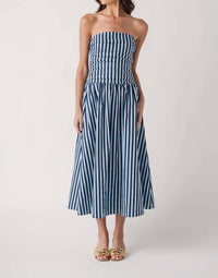 Pinch - Striped Strapless Dress