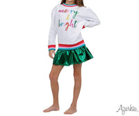 Azarhia - Girls Merry & Bright Sweatshirt