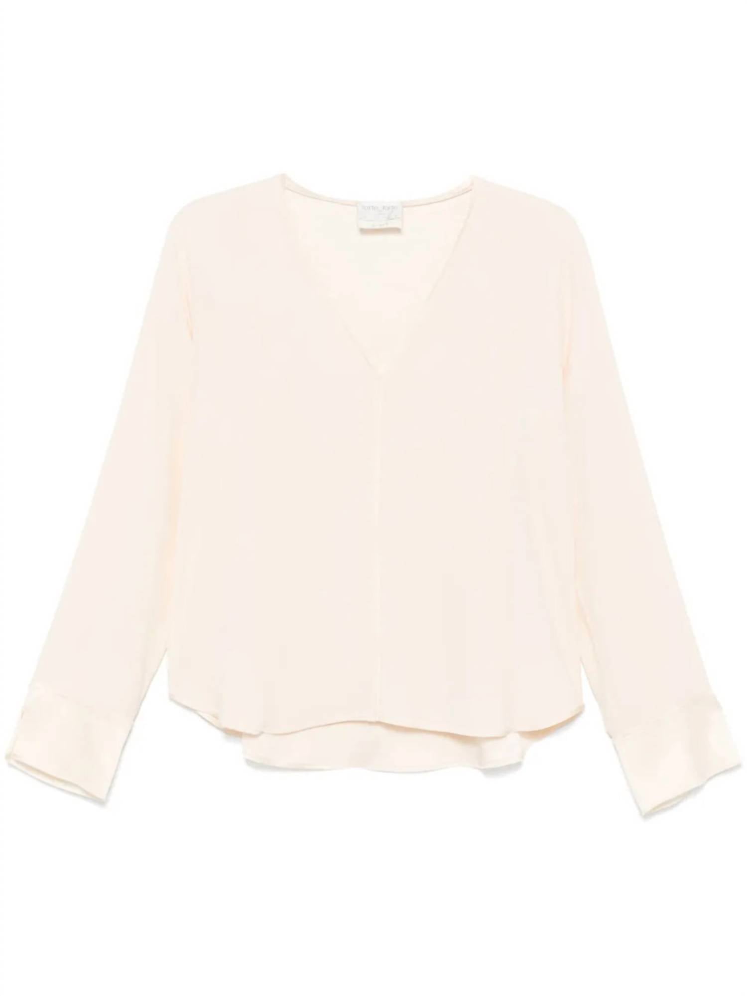 Forte Forte - Envers Satin Long Sleeves Top