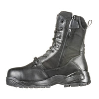 5.11 Men's A.t.a.c. 2.0 Shield Carbon Toe Waterproof 8" Work Boots in black - men's boots - detail view