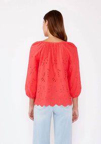 Lovestitch - Denise Floral Detail Raglan Sleeve Top