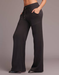 HEROINE SPORT Double Knit Plush Pants in black - women's pants - view 6