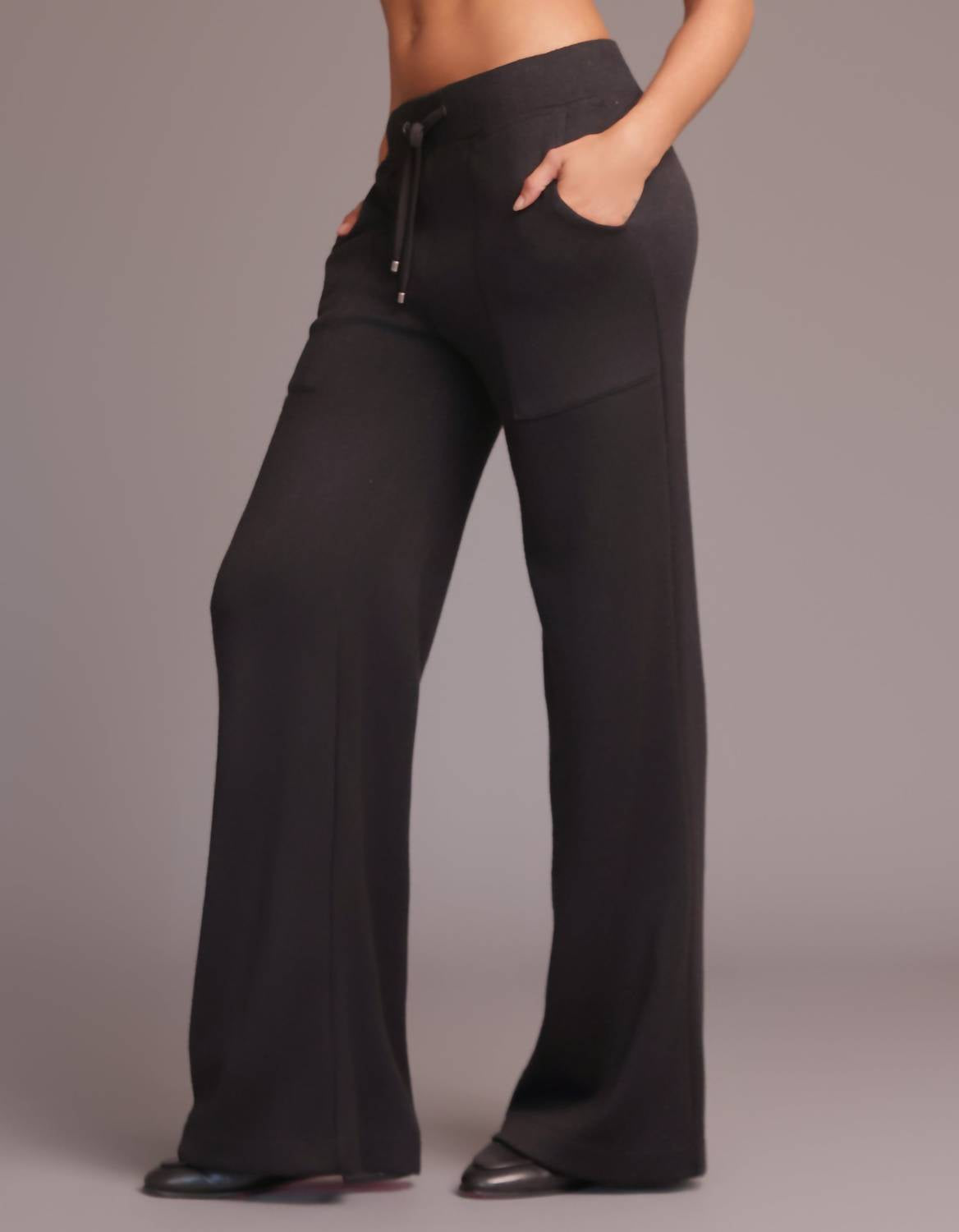 HEROINE SPORT Double Knit Plush Pants in black - women's pants - view 6
