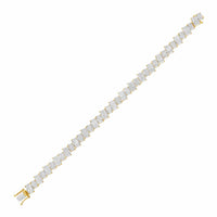 Diana M Jewels - Women's Radiant Lab-Grown Diamond Tennis Bracelet (10.00 Ct) - Bold