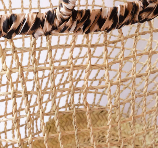 La Prestic Ouiston - Women's Panier Ajoure Straw Bag