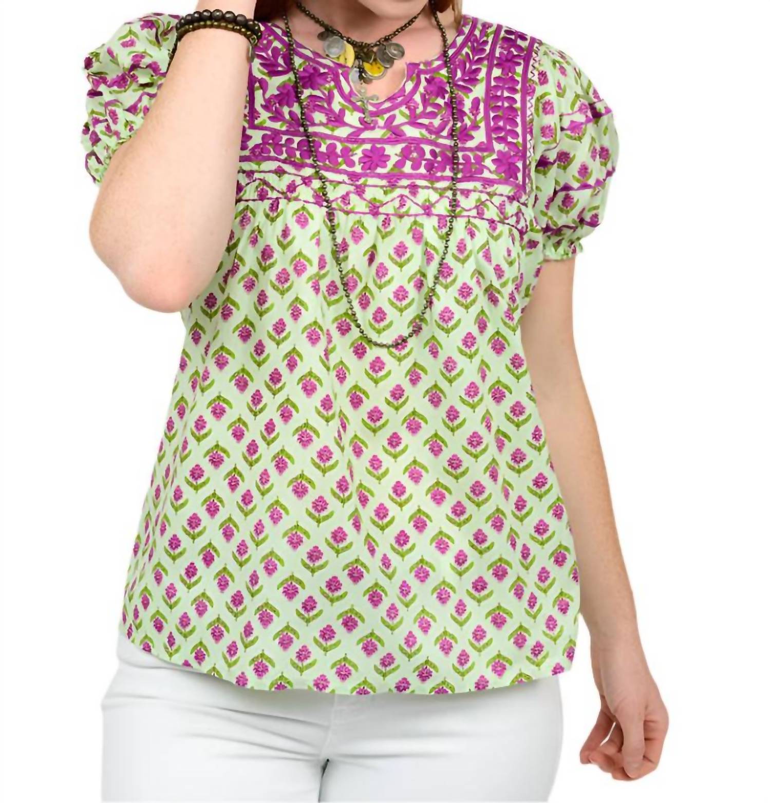 Sister Mary - Patsy Embrodiered Top