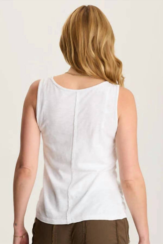 Xcvi - Sherwin Scoop Neck Cinchable Tank