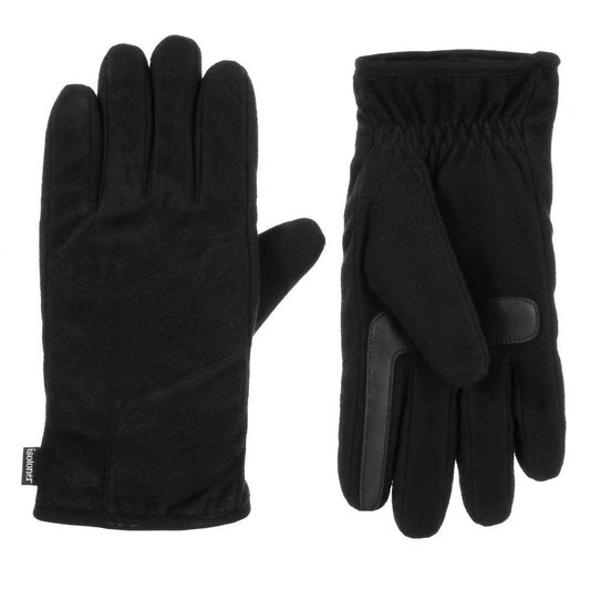 Men's Fleece Gloves with Pieced Back