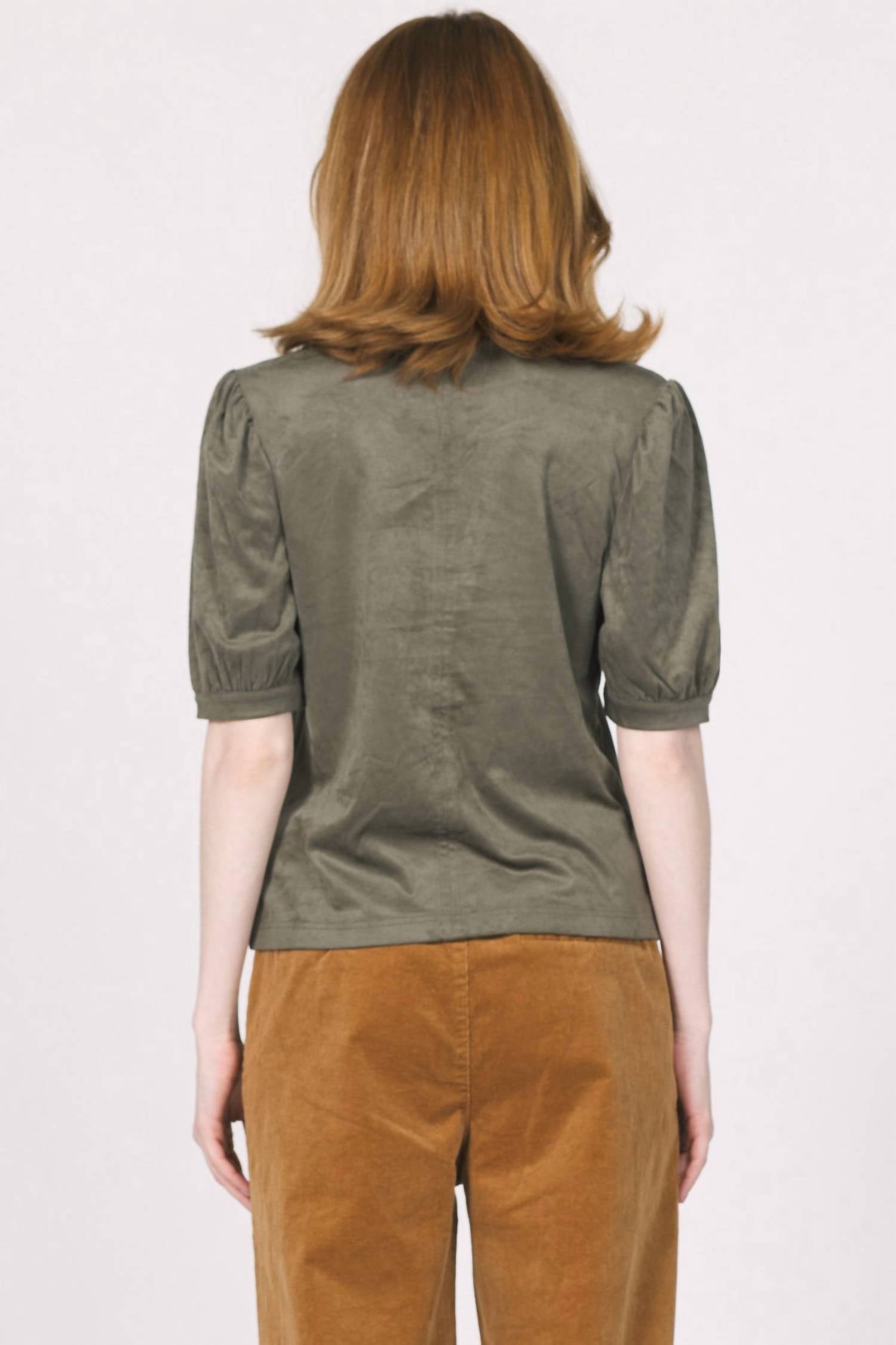Another Love - Kalia Suede Blouse